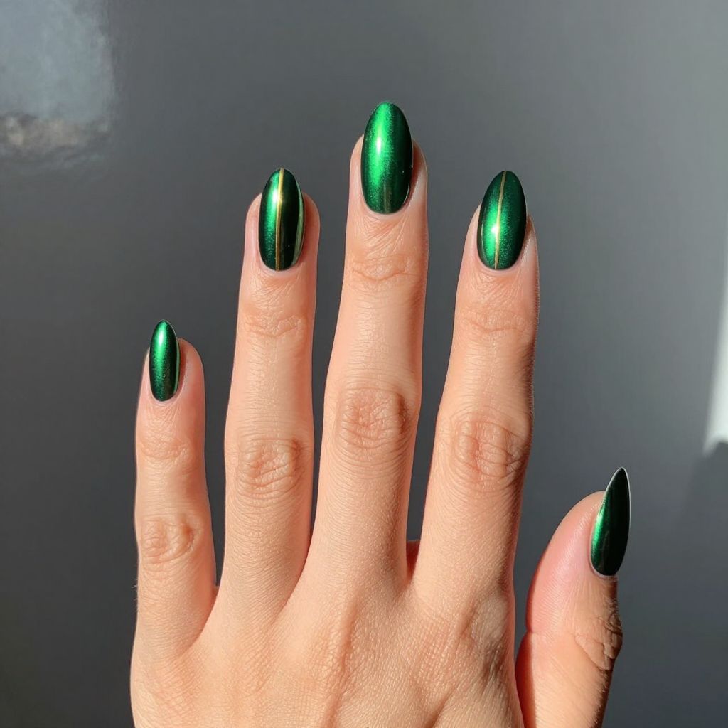 St. Patrick's Day nail idea 10