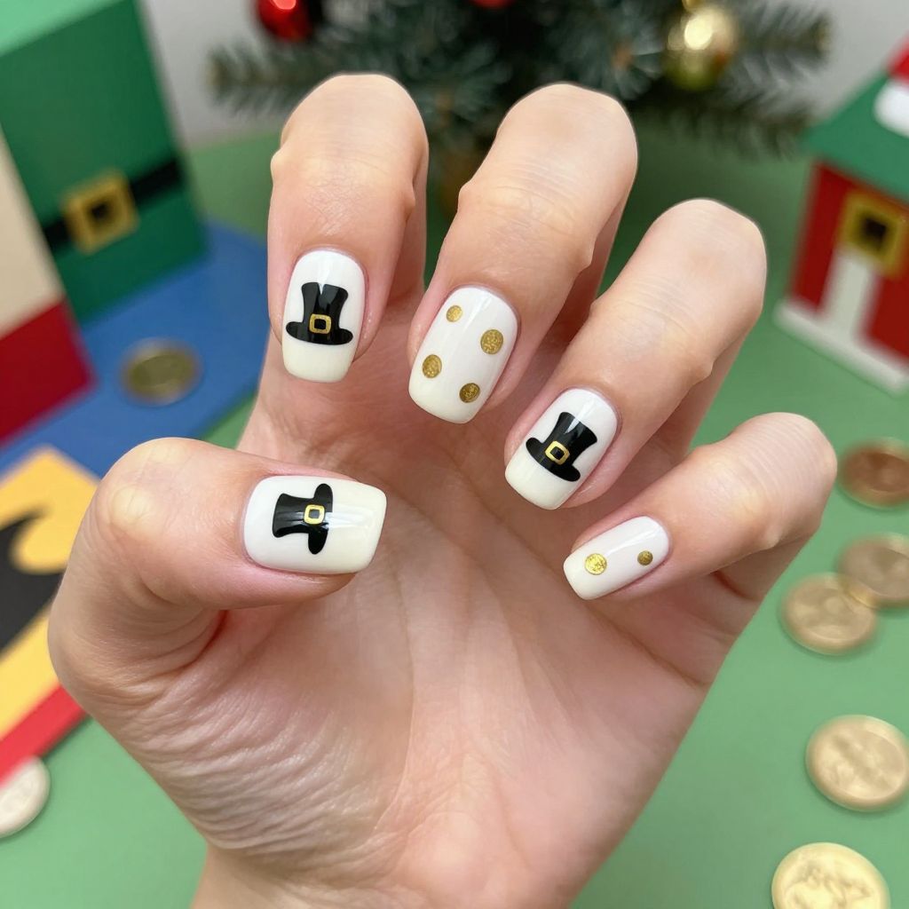 St. Patrick's Day nail idea 11