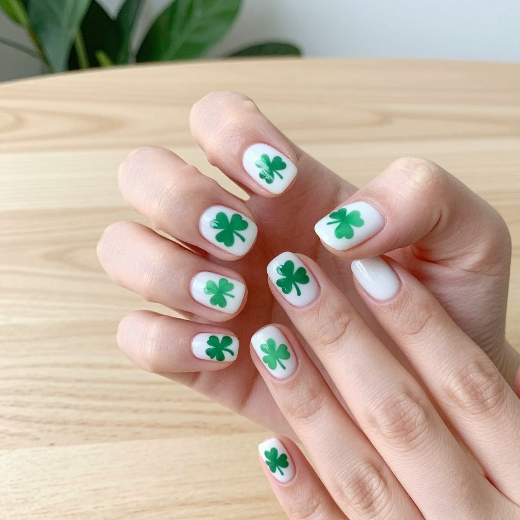 St. Patrick's Day nail idea 2