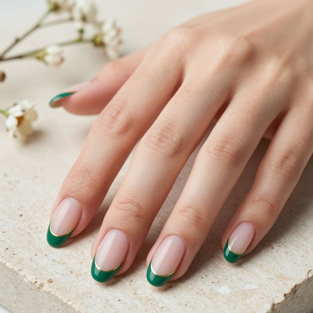 St. Patrick's Day nail idea 7