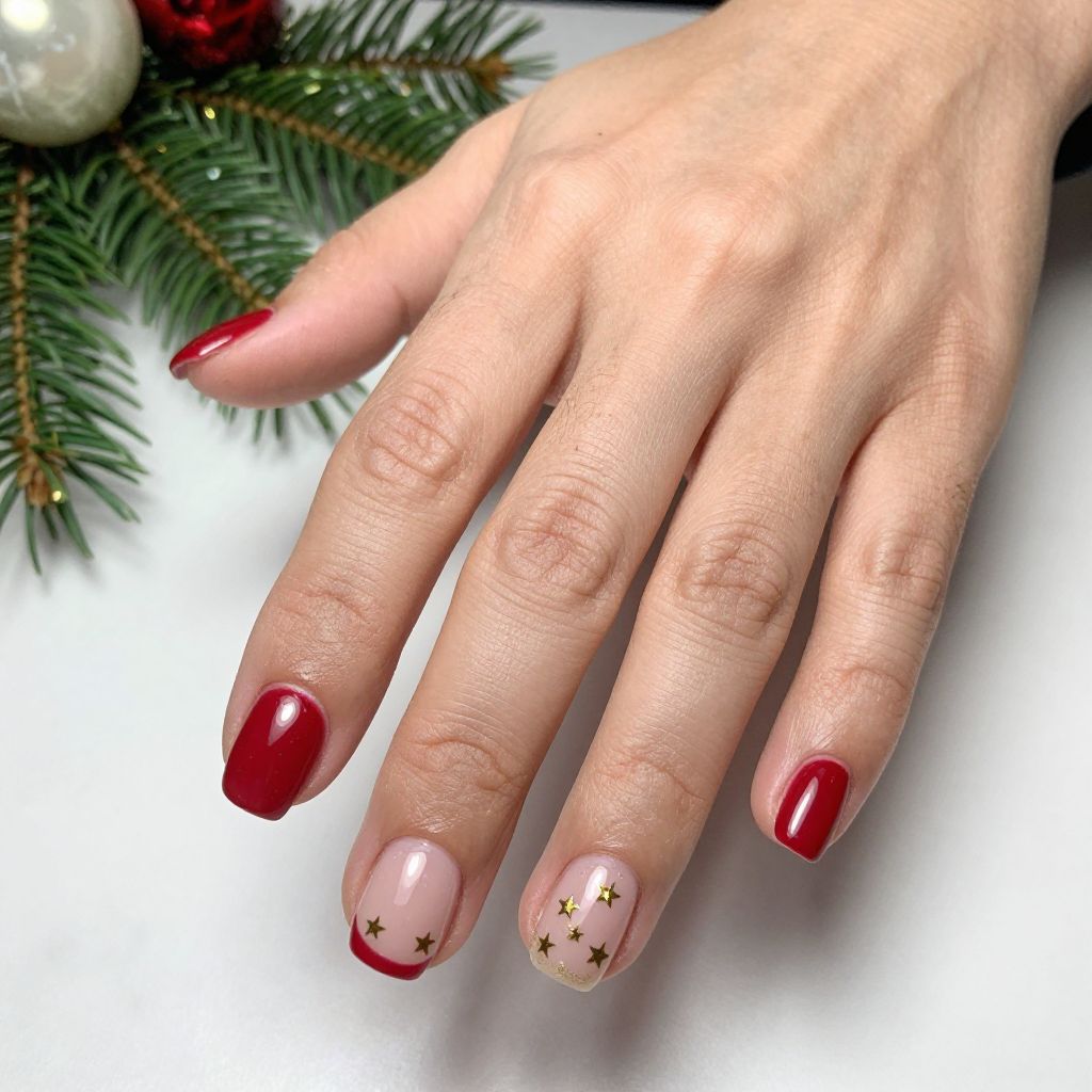 Red and Gold Holiday Stars