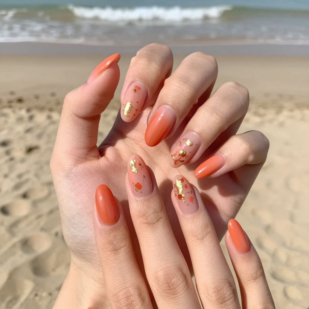 Summer Almond Nail Designs nail idea 2