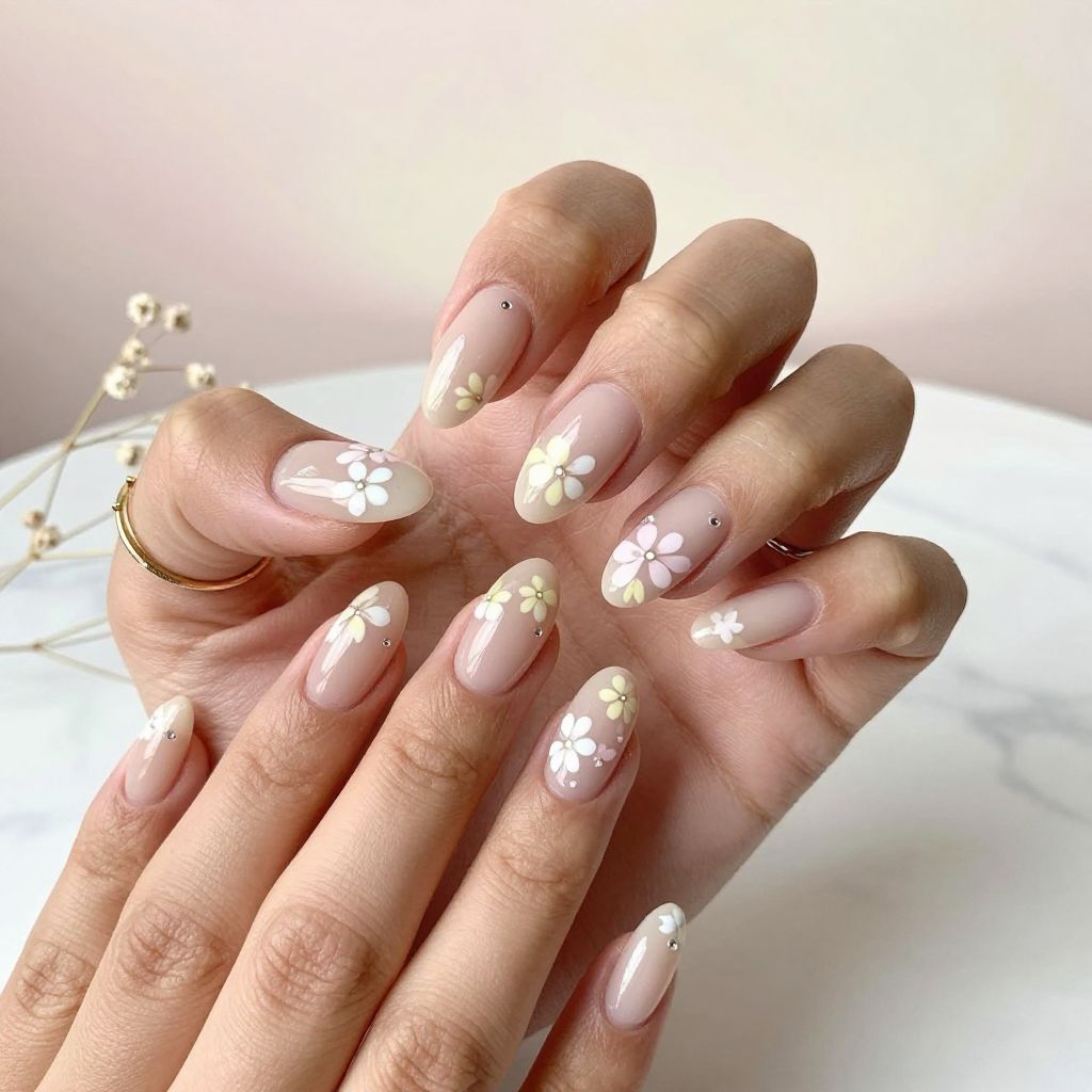 Nude With Micro Flowers