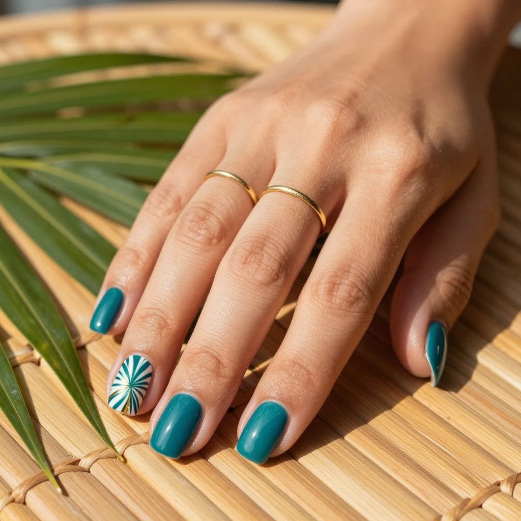 Summer Dip Nail Ideas 12
