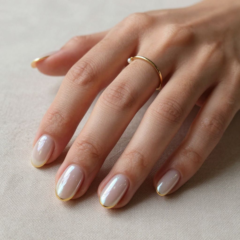 Soft Pearl French Tips