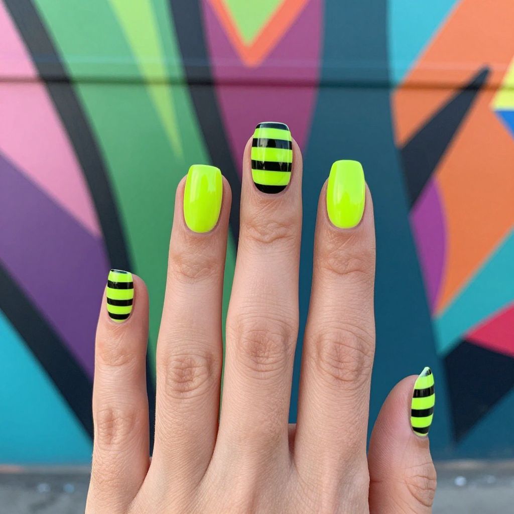 Green nail idea 10