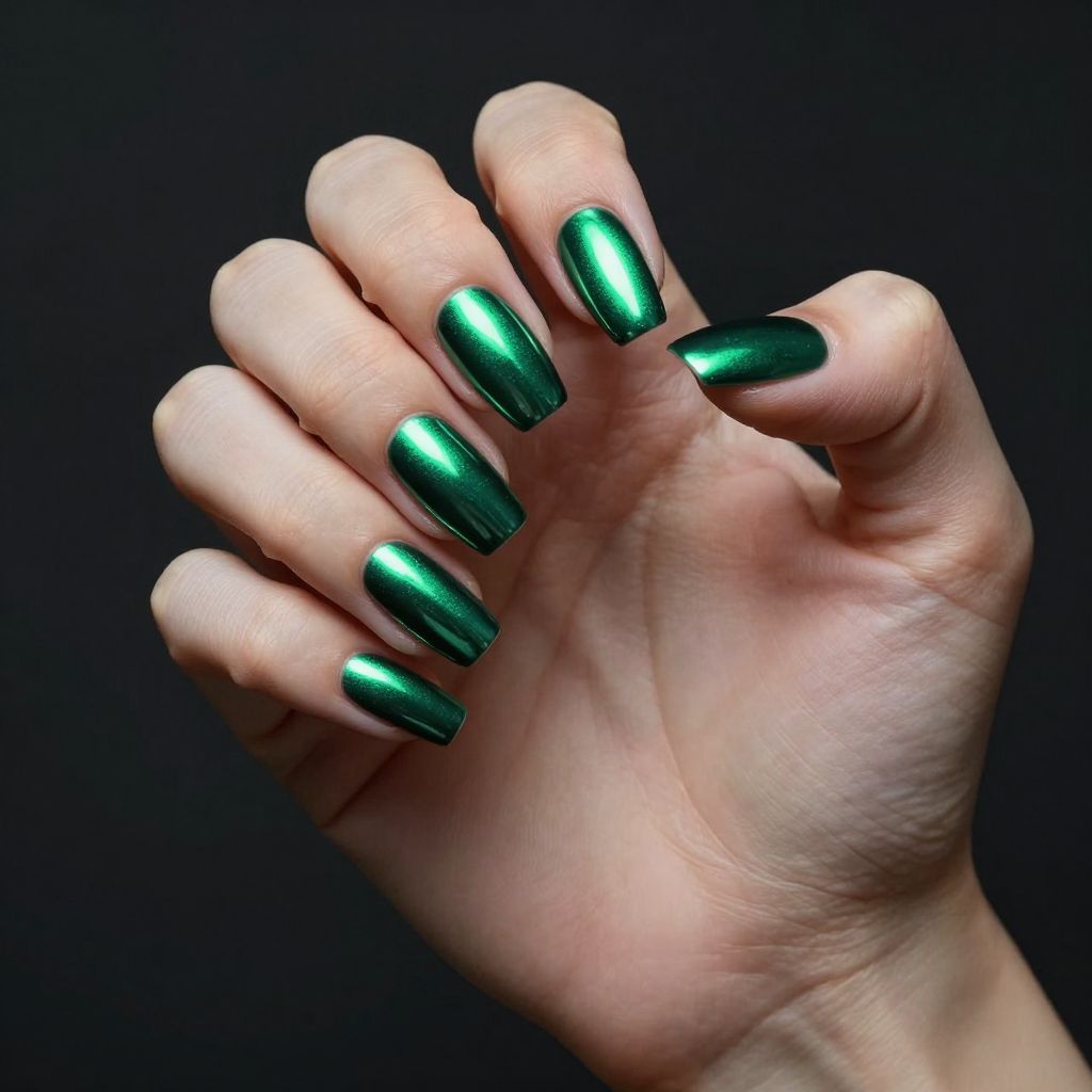 Green nail idea 15