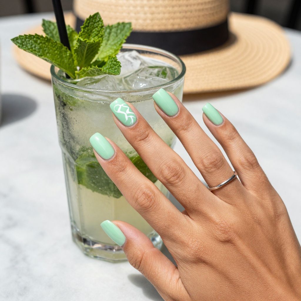 Mint mojito chill nails