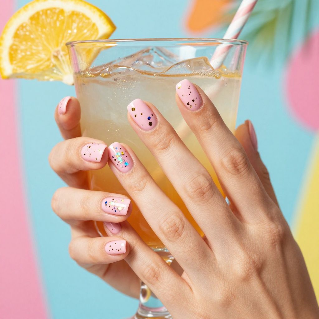 Summer Pink Nail Designs nail idea 11