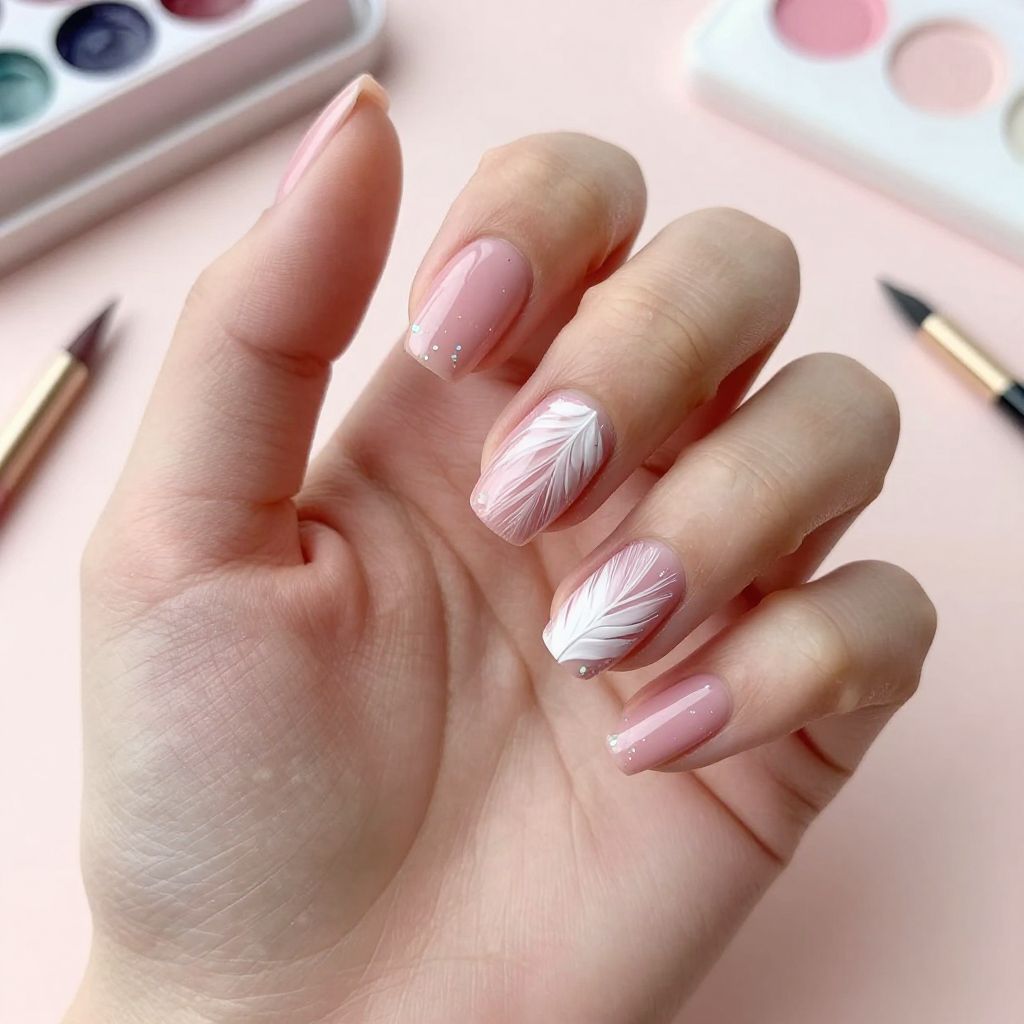 Summer Pink Nail Designs nail idea 13