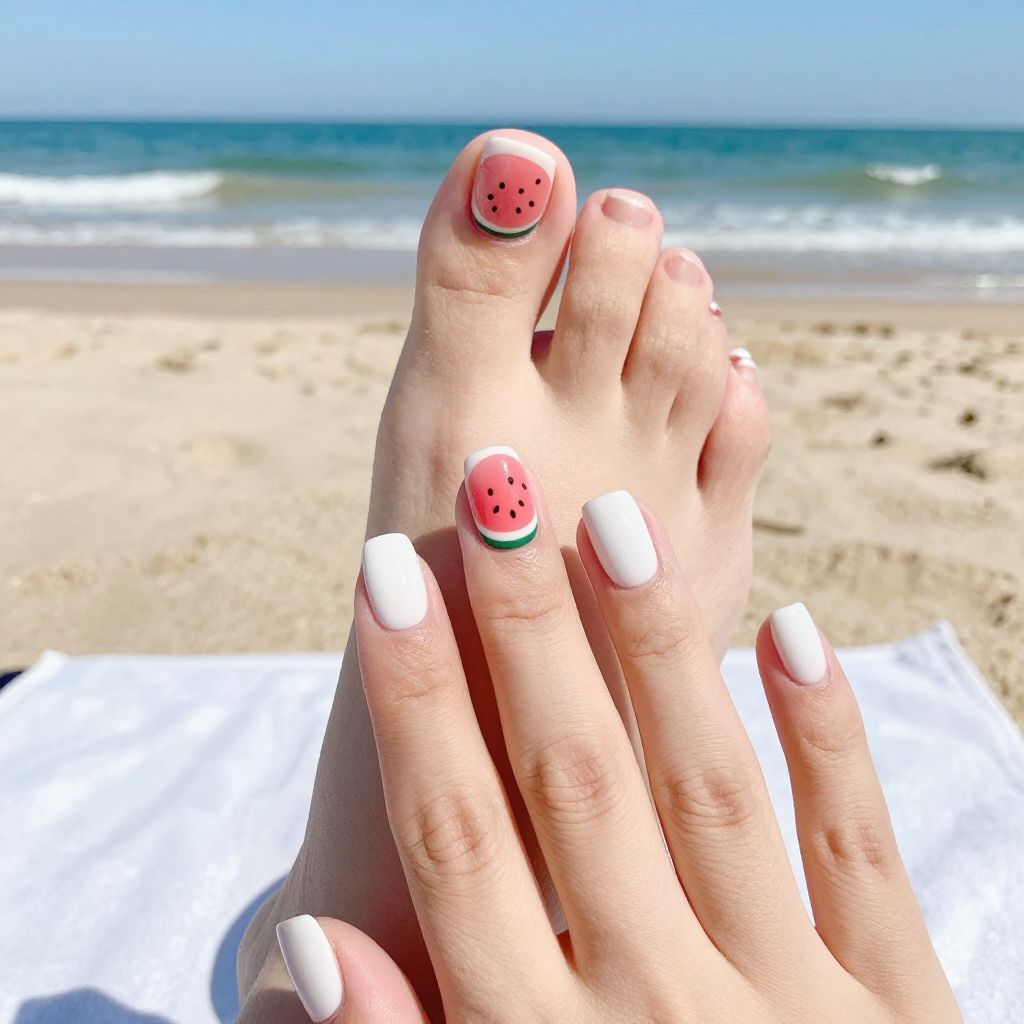 Summer Toe Nail Designs nail idea 1