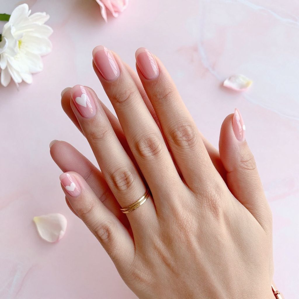 Strawberry Milk Nails
