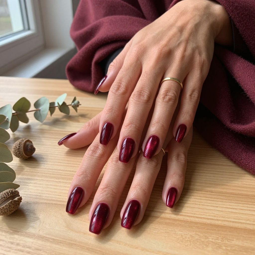 Cranberry Velvet Finish
