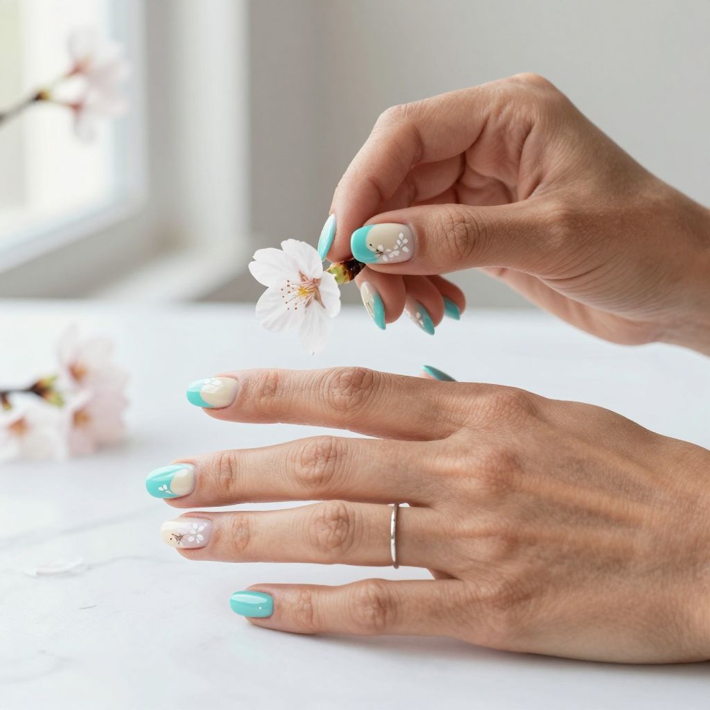 Tiffany Blue Nail Ideas