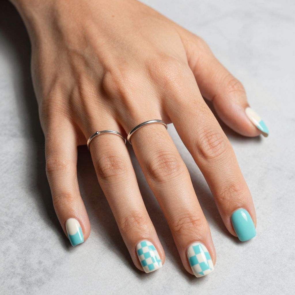 Tiffany Blue Nail Ideas