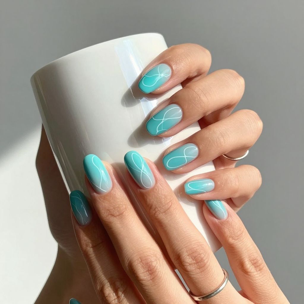 Tiffany Blue Nail Ideas