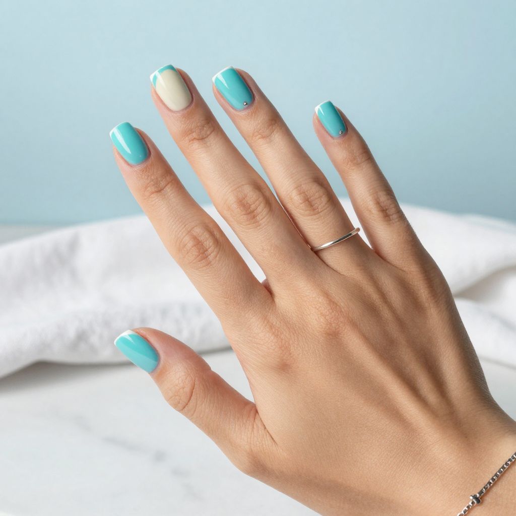 Tiffany Blue Nail Ideas