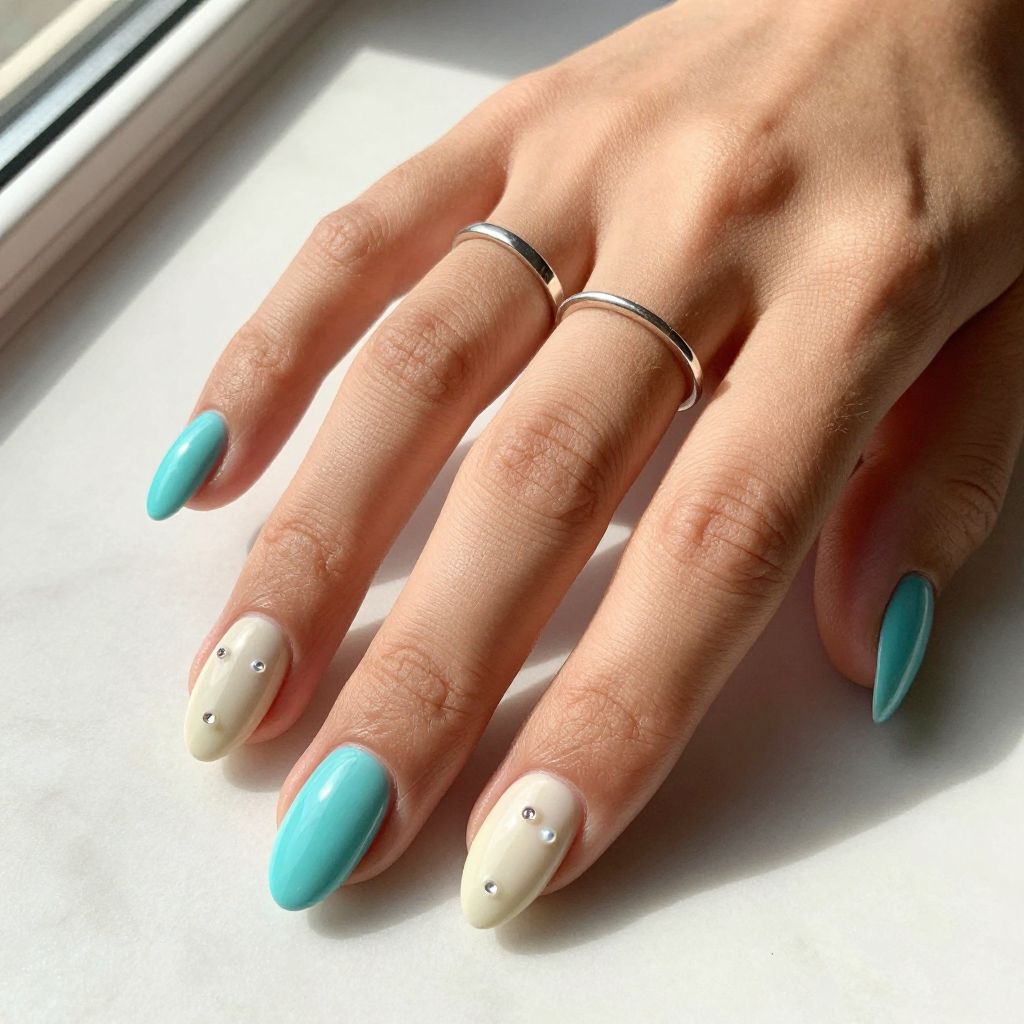 Tiffany Blue Nail Ideas