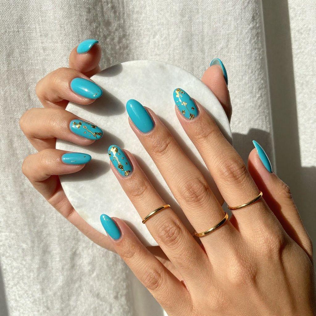 Tiffany Blue Nail Ideas