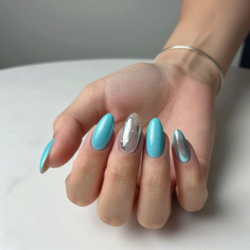 Tiffany Blue Nail Ideas