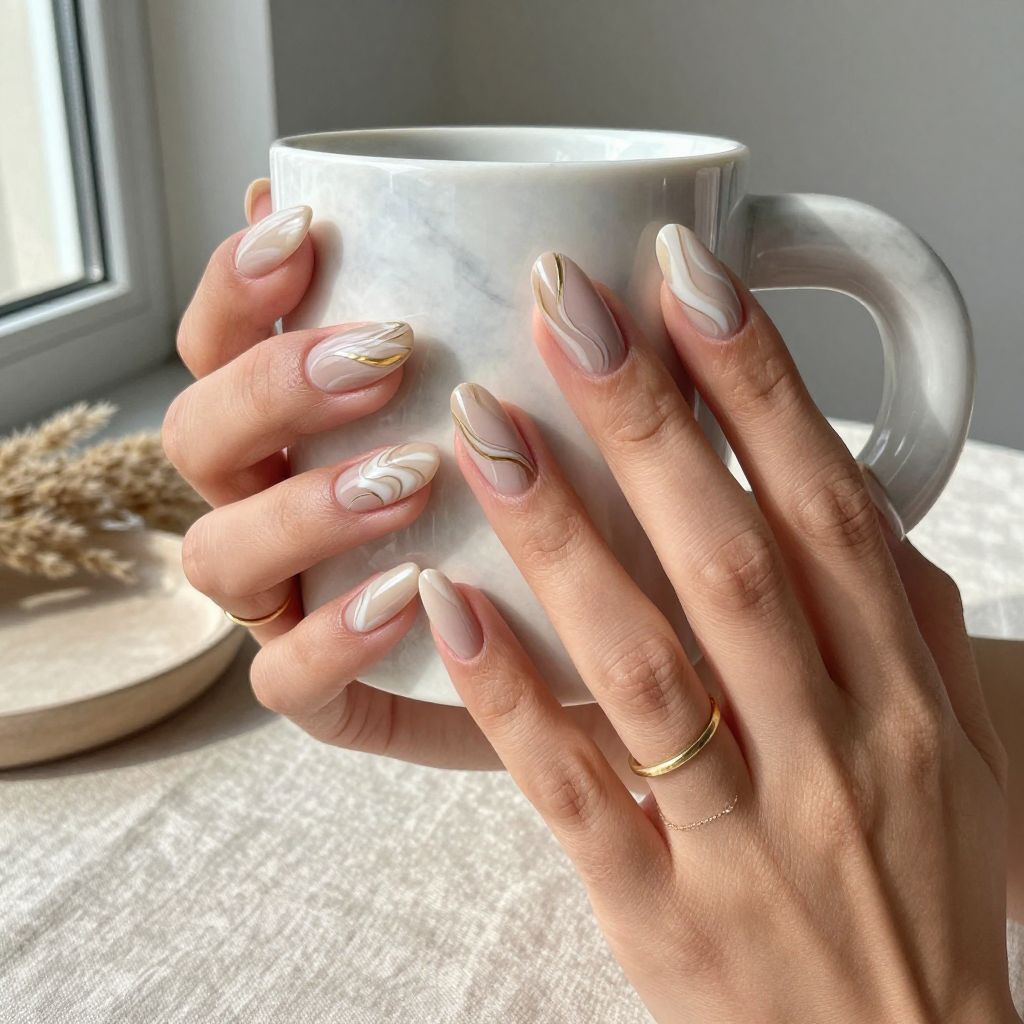 Artistic Neutral Swirls