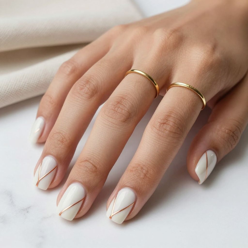 trendy simple nail designs 12