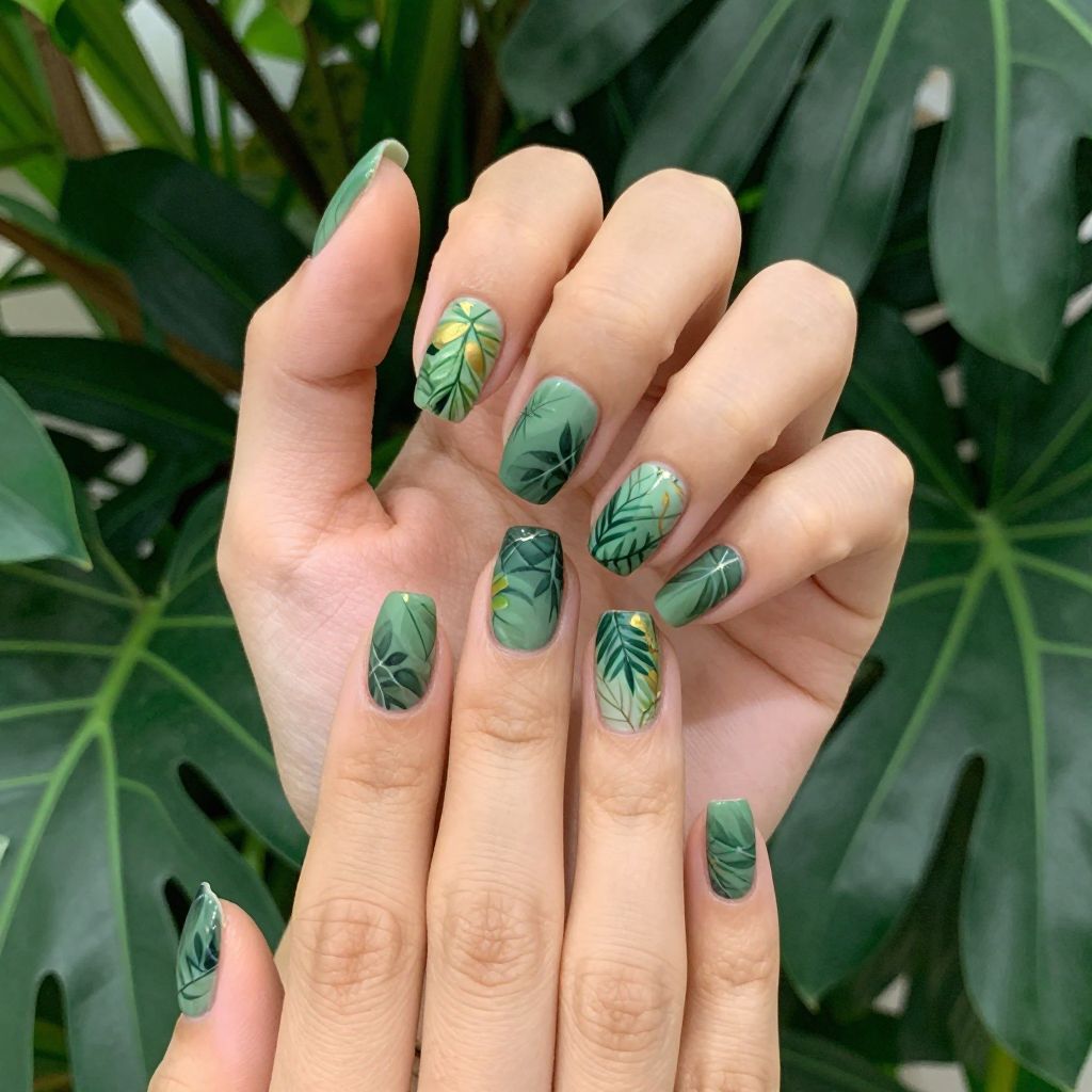 Tropical nail idea 14