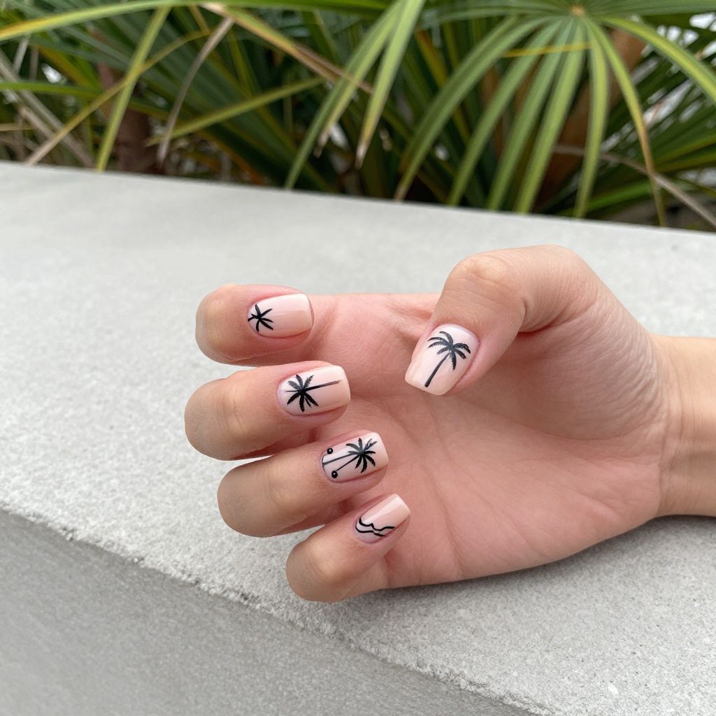 Tropical nail idea 15