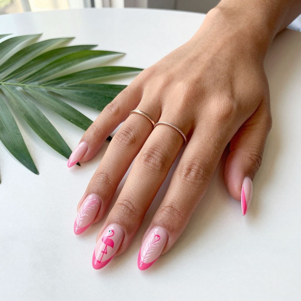 Pink Flamingo French