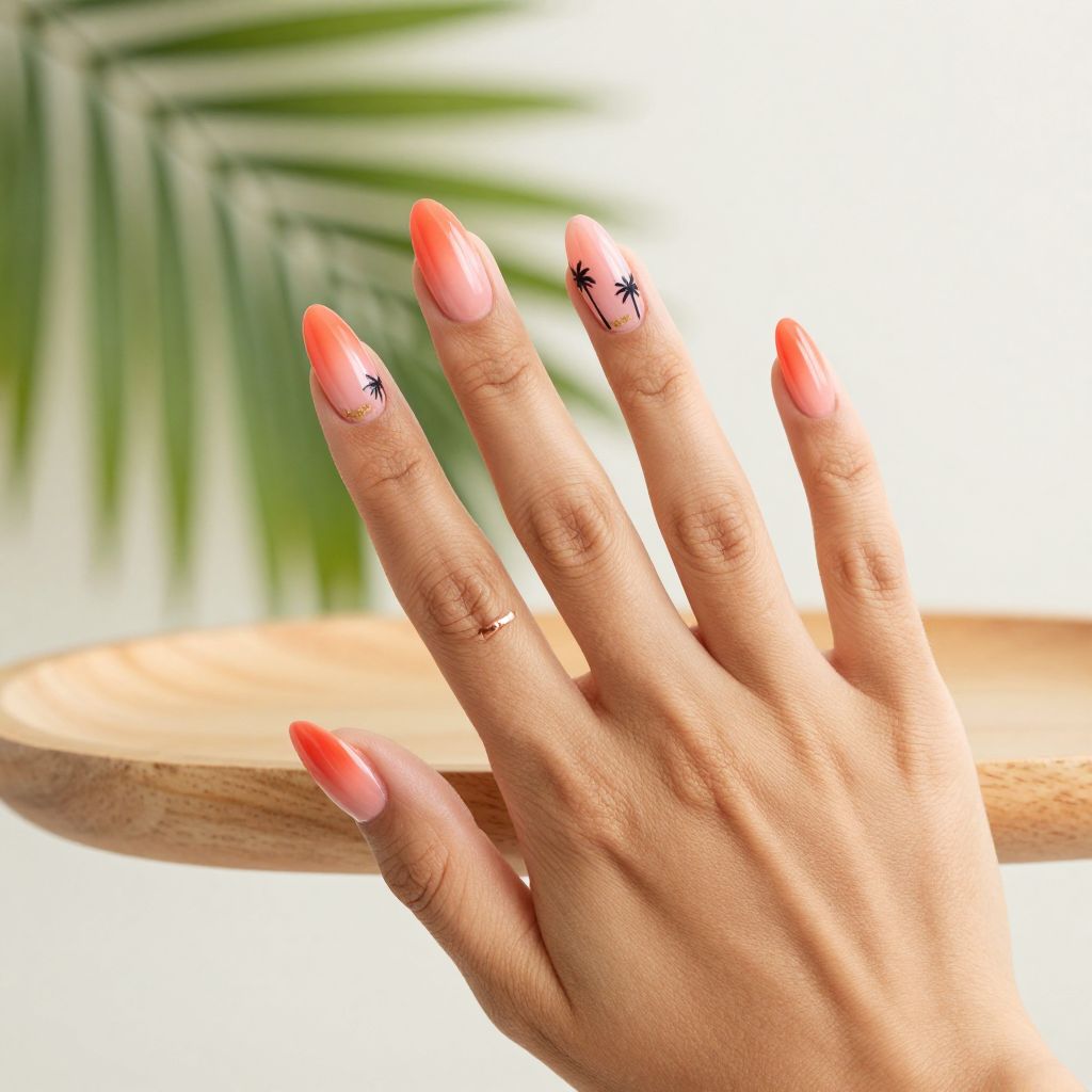 Tropical Vacation Nail Ideas 1