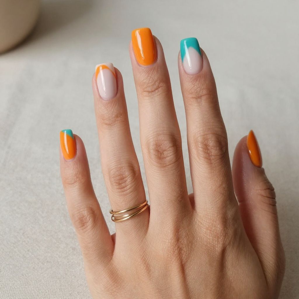 Tropical Vacation Nail Ideas 13