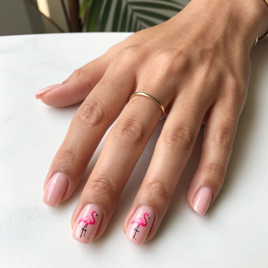 Tropical Vacation Nail Ideas 14