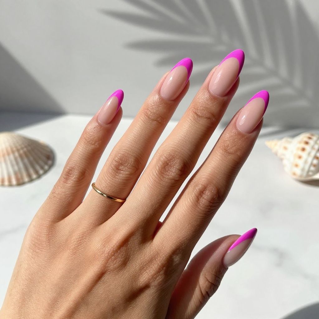 Tropical Vacation Nail Ideas 15