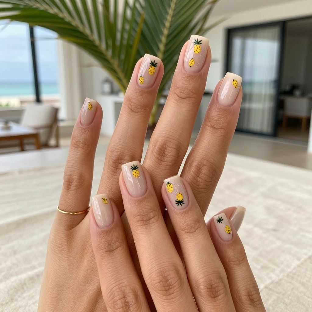 Tropical Vacation Nail Ideas 4