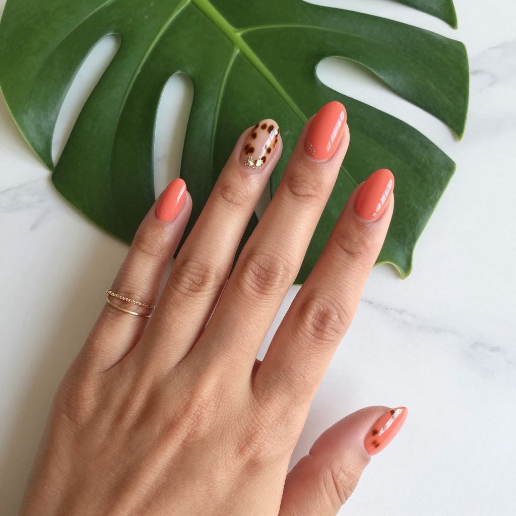 Tropical Vacation Nail Ideas 7