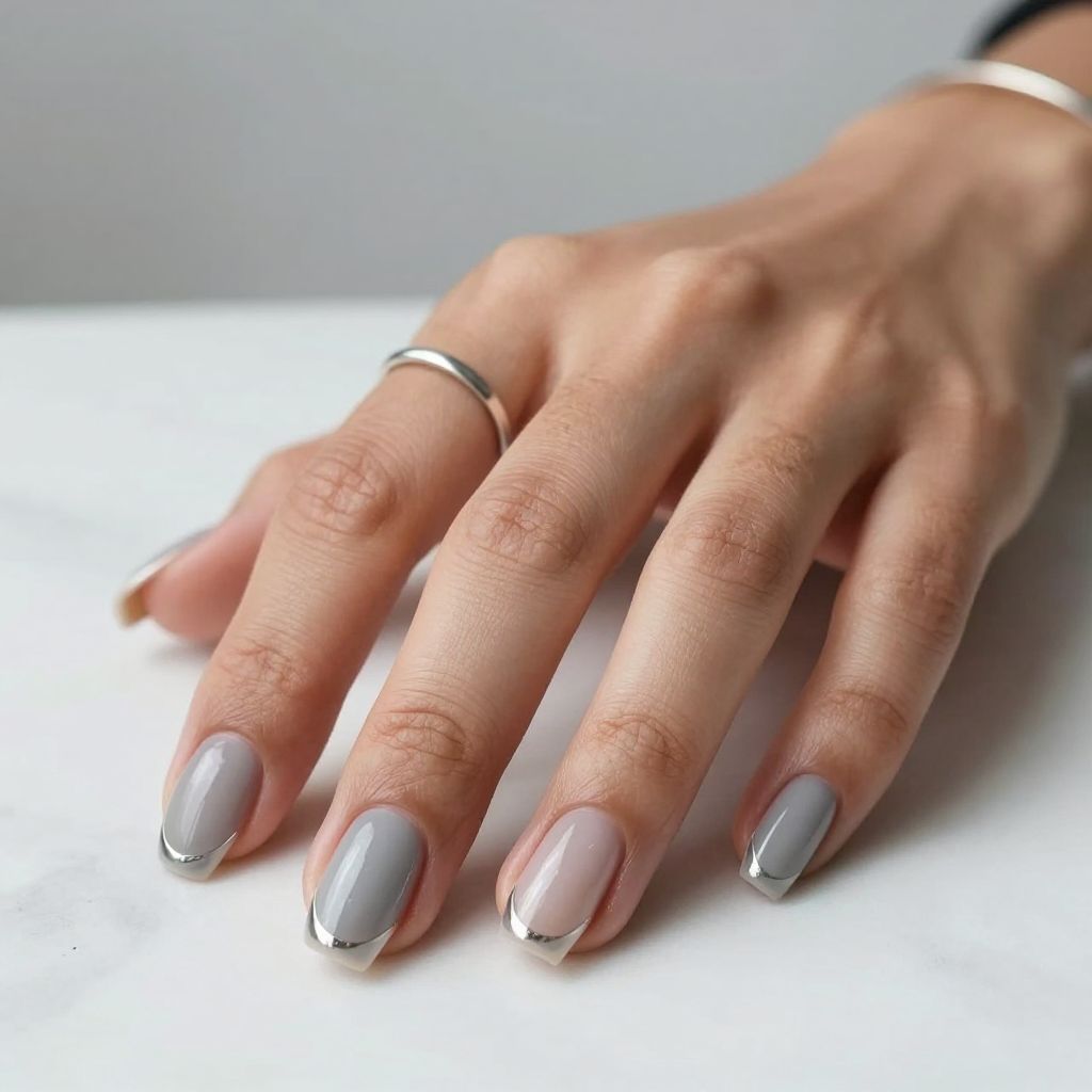 Soft Gray and Clear Jelly Tips