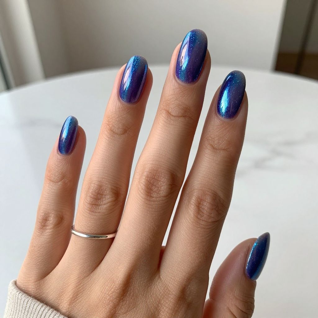 Two Color Nail Polish Ideas 10