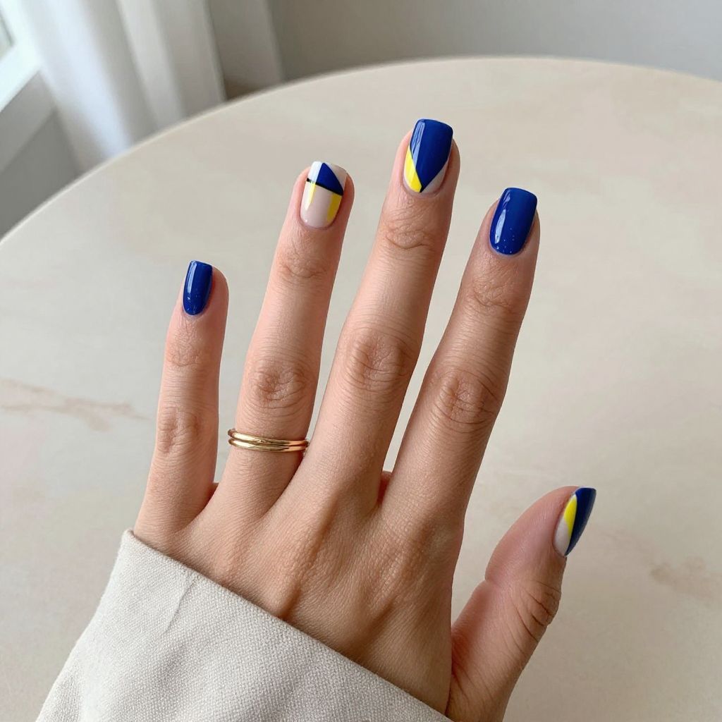 Two Color Nail Polish Ideas 2