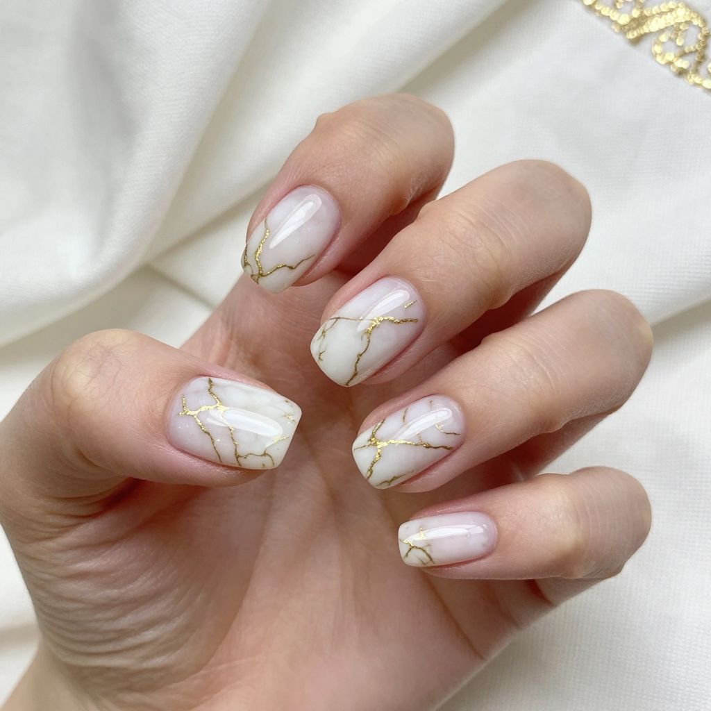 Short nail idea 15