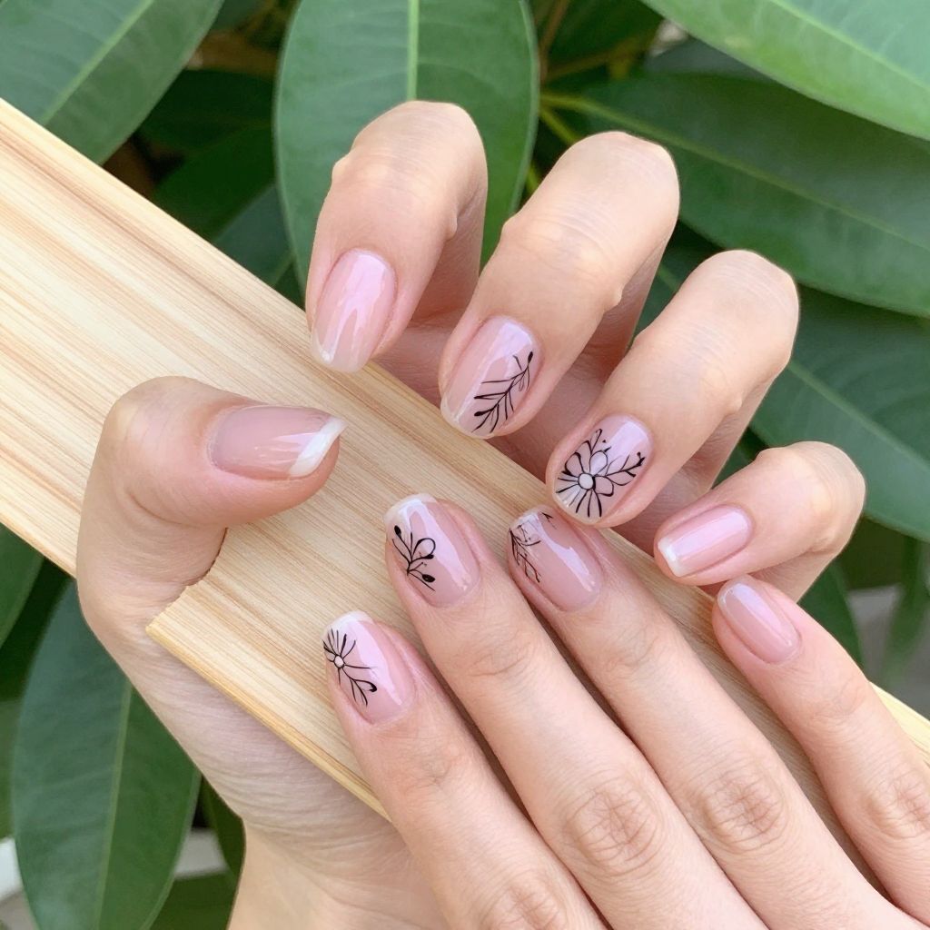Short nail idea 4