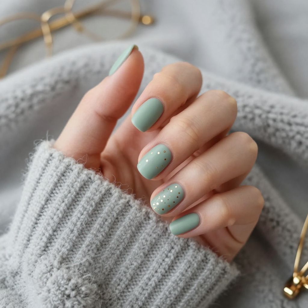 Short nail idea 6
