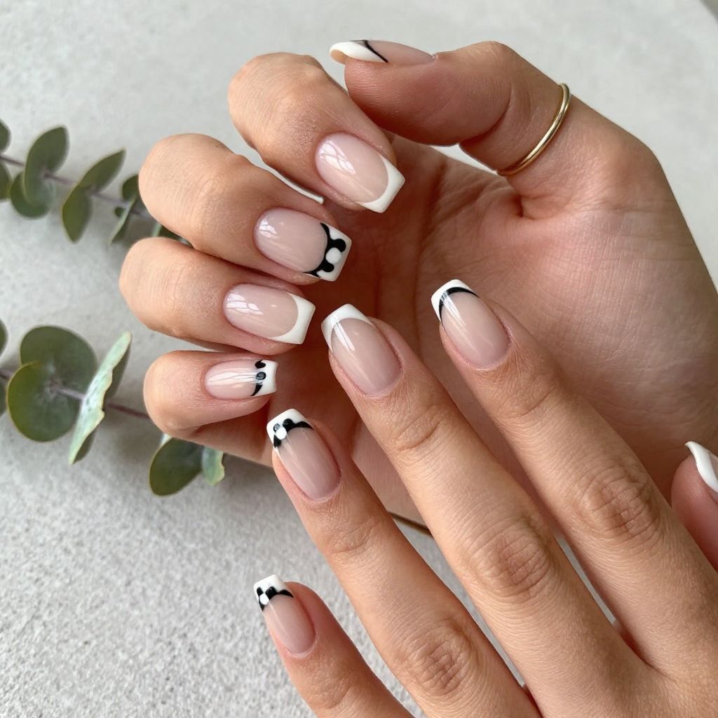 Graphic Black and White Mix