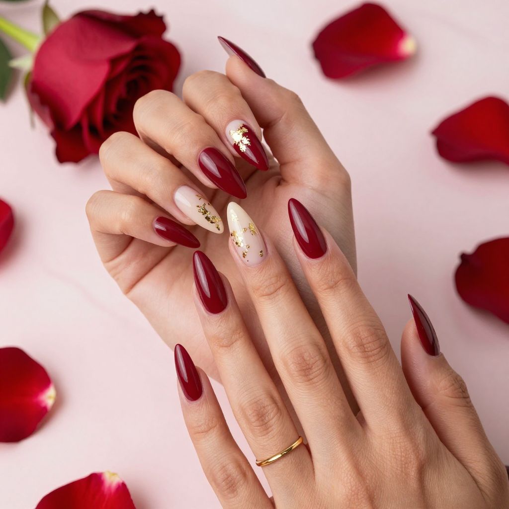 Valentine Acrylic Nail Ideas 1