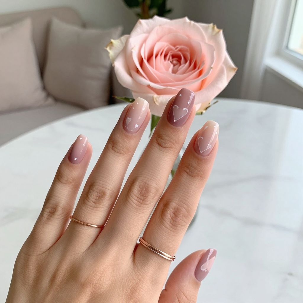 Valentine Acrylic Nail Ideas 2