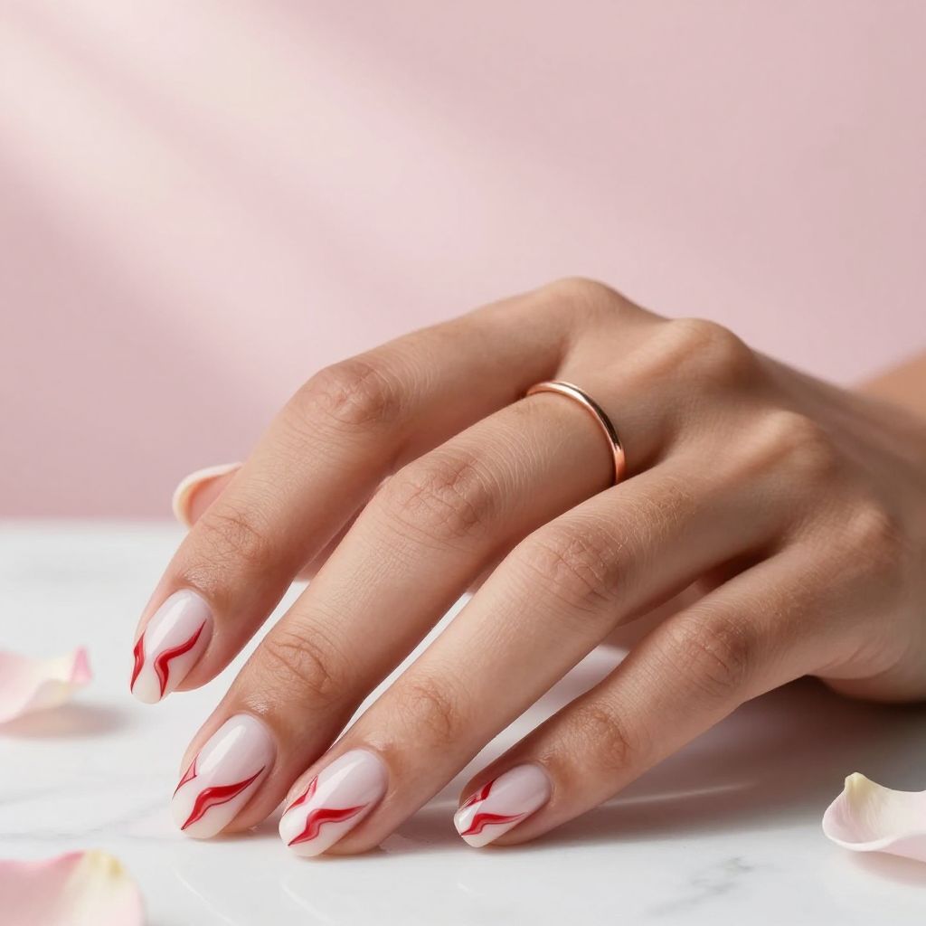 Valentine Acrylic Nail Ideas 5