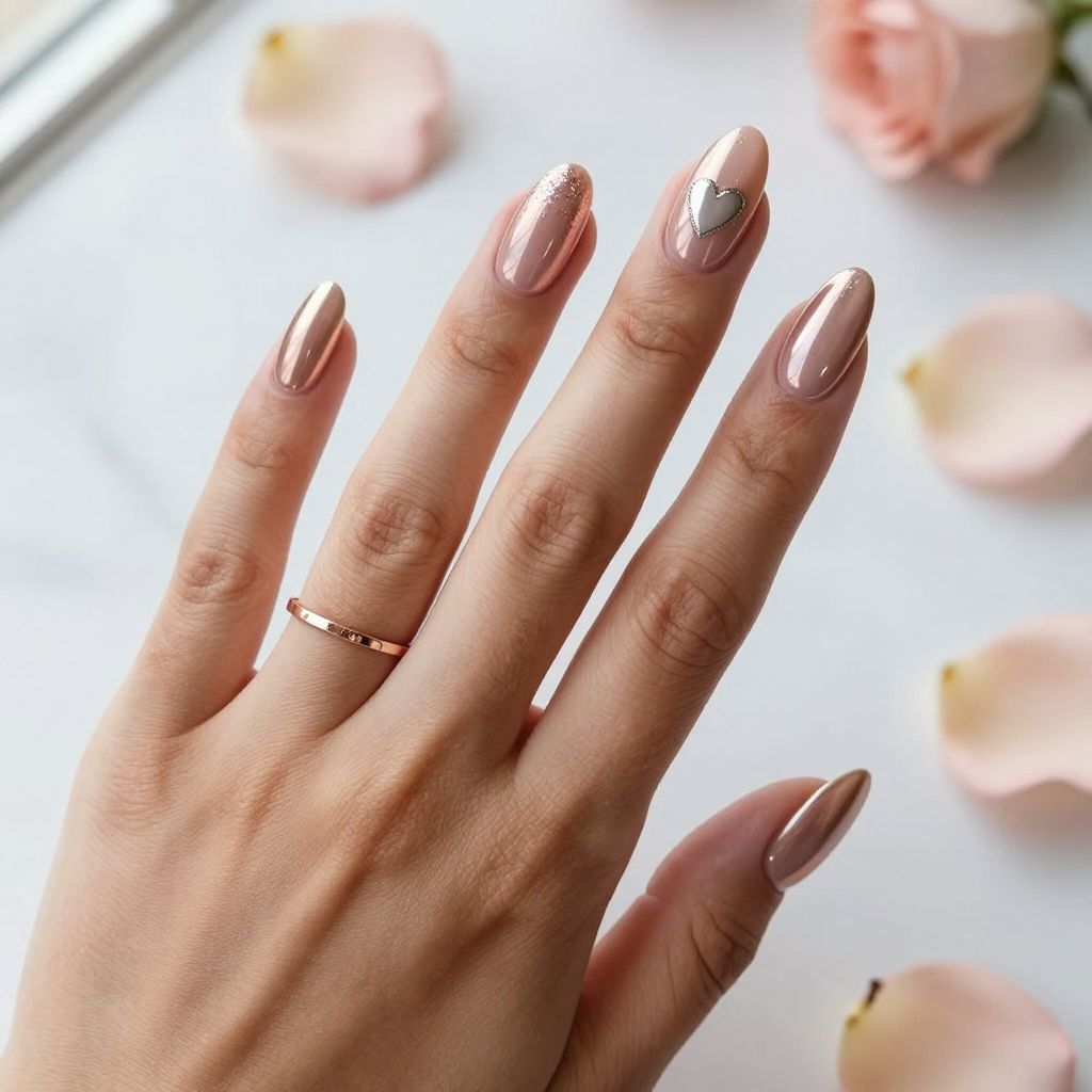 Valentine Acrylic Nail Ideas 6