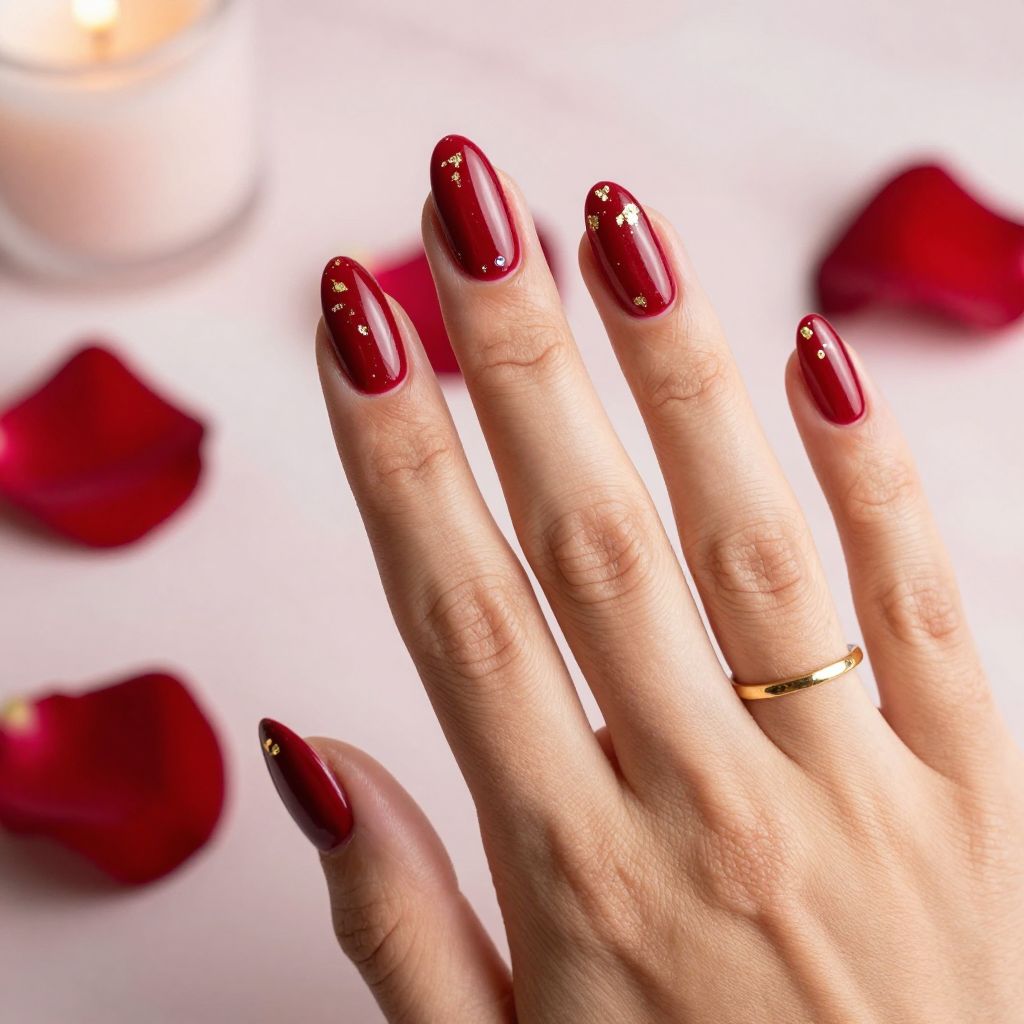 Valentine's Day nail design idea 1