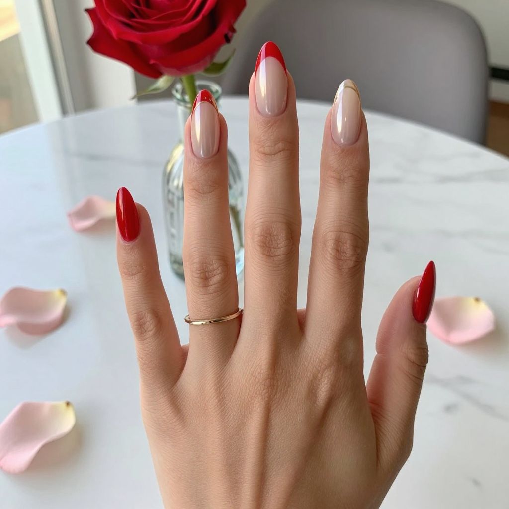 Valentine's Day nail design idea 11