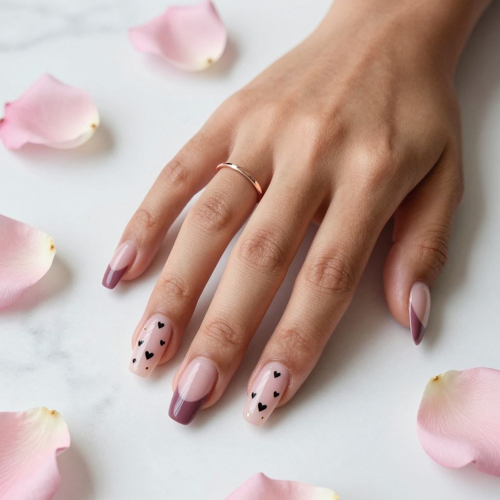 Valentine's Day nail design idea 2
