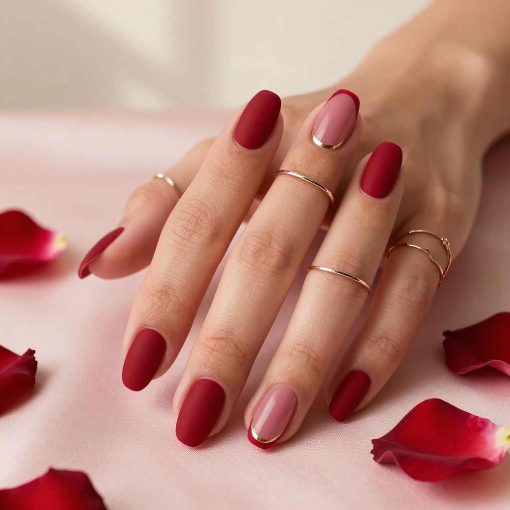Valentine's Day nail design idea 4